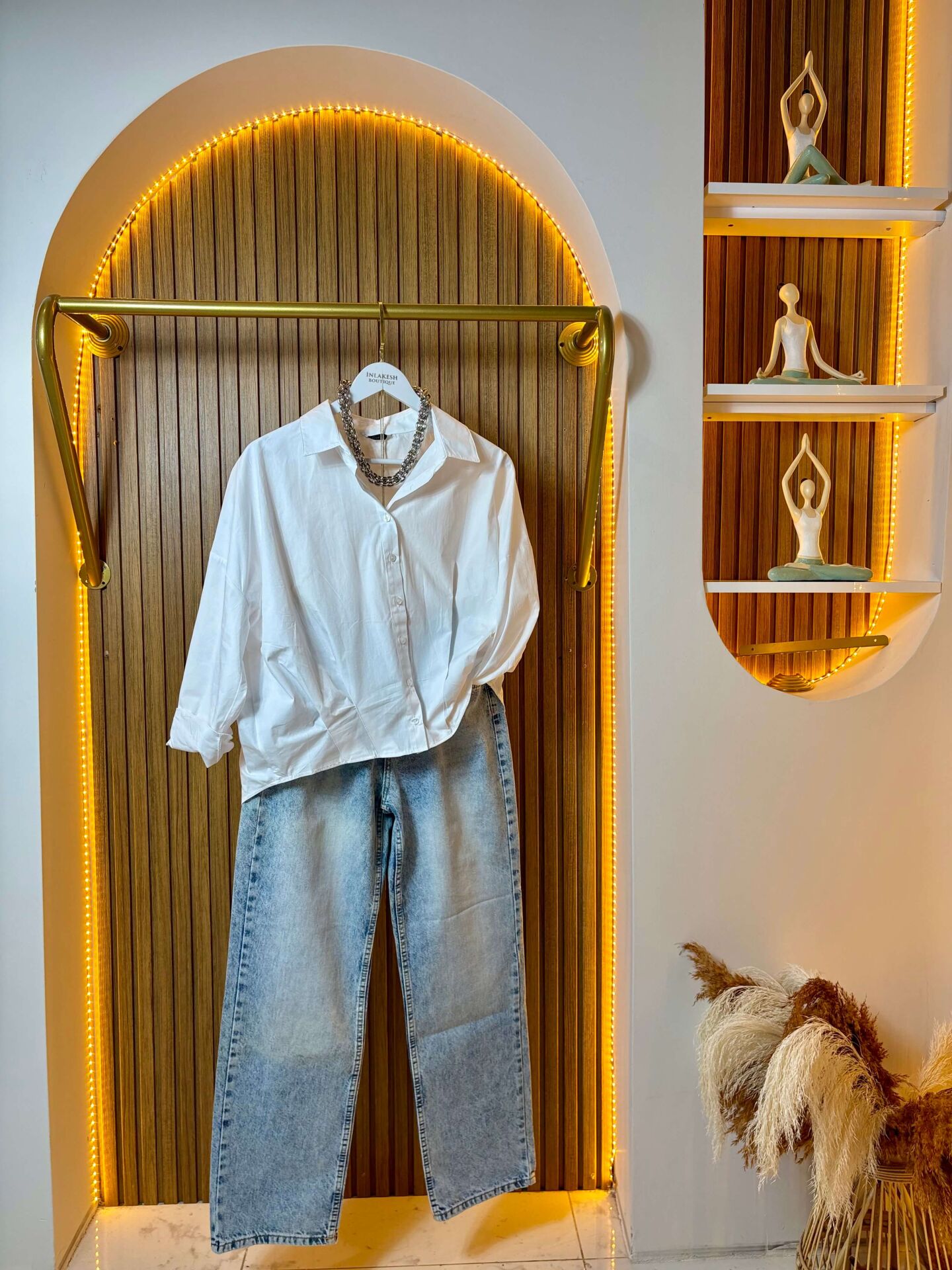 Beyaz Poplin Gömlek – Oversize Rahat Kesim Şık Kadın Gömlek