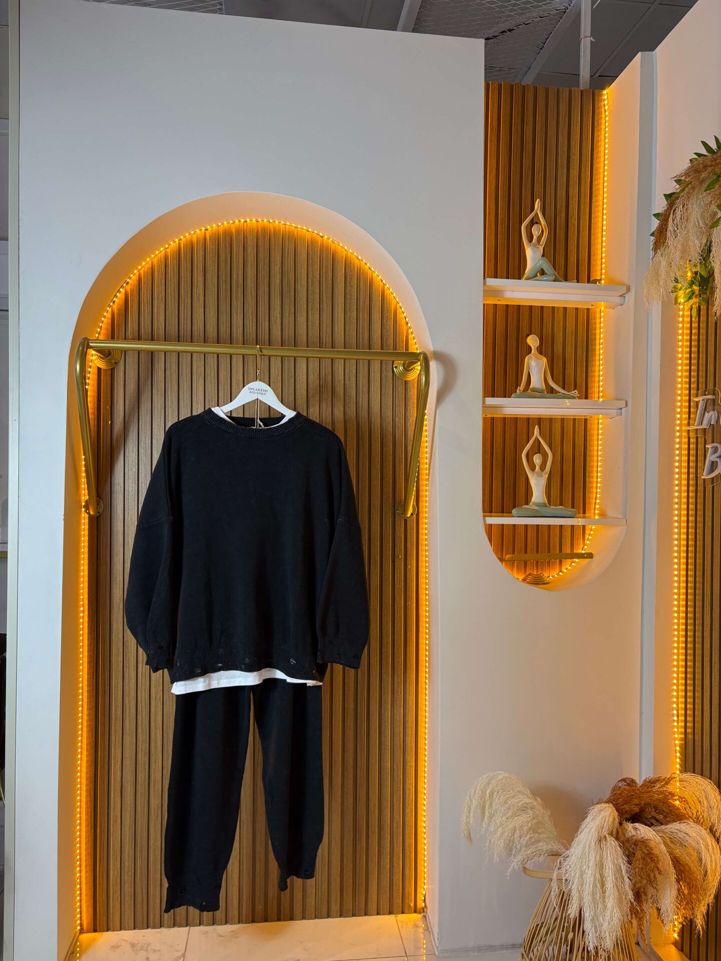 Siyah Oversize Triko İkili Takım – Rahat ve Şık Standart Beden