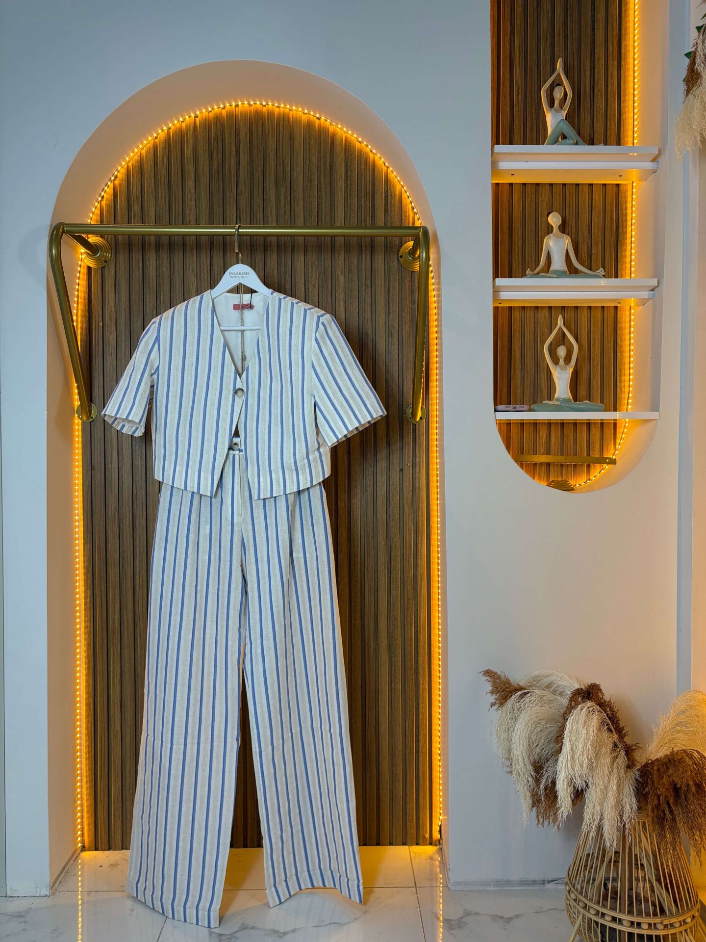 Kadın Çizgili İkili Takım