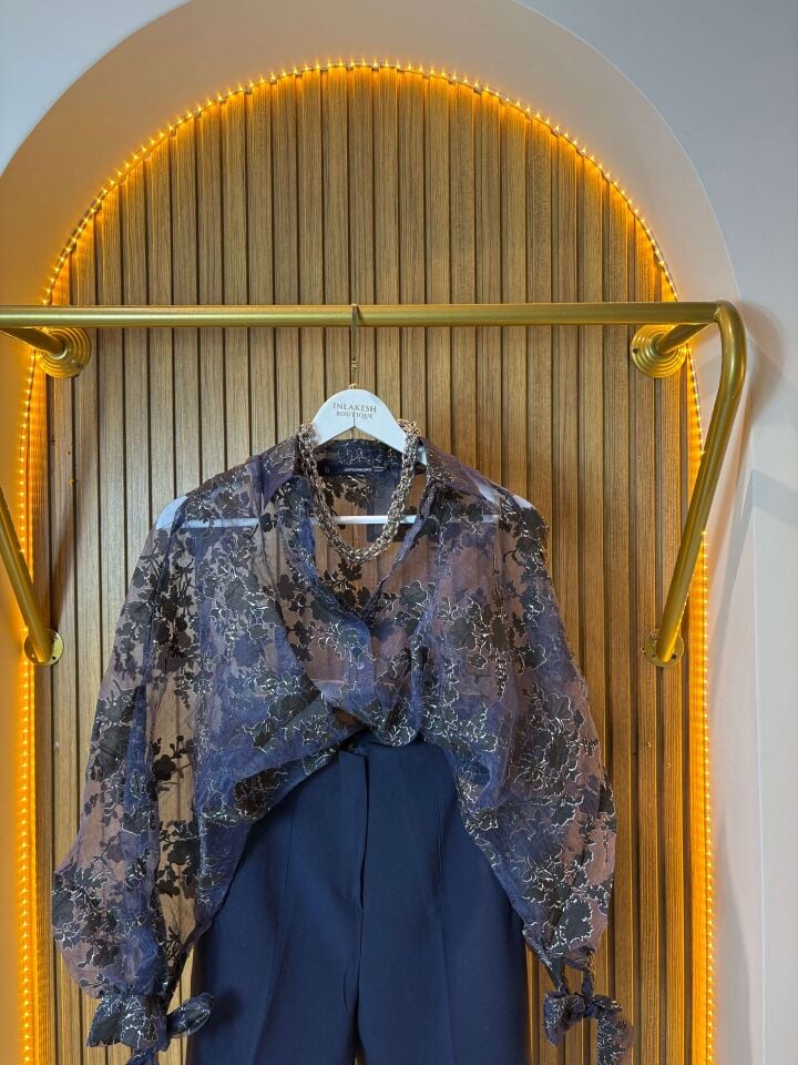 Lacivert Klasik Kesim Kumaş Pantolon