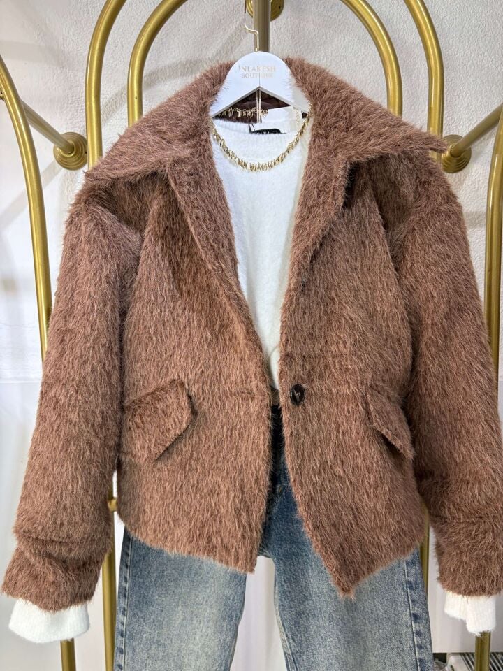 Kahverengi Kışlık Ceket Mont