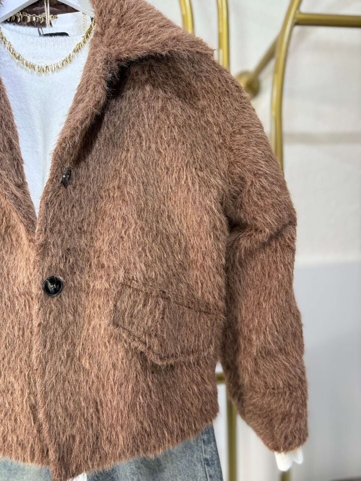 Kahverengi Kışlık Ceket Mont