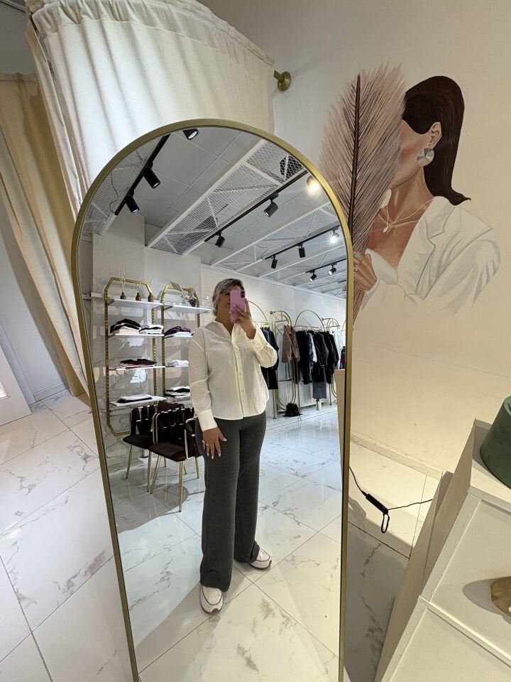 Acı Kahve Geniş Paça Modal Alt Pantalon