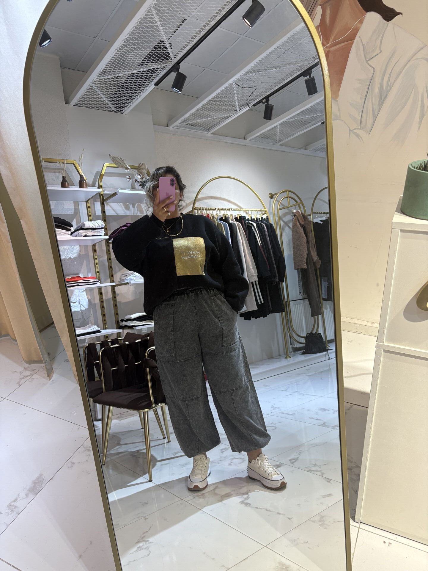 Gri Salaş Alt Pantalon