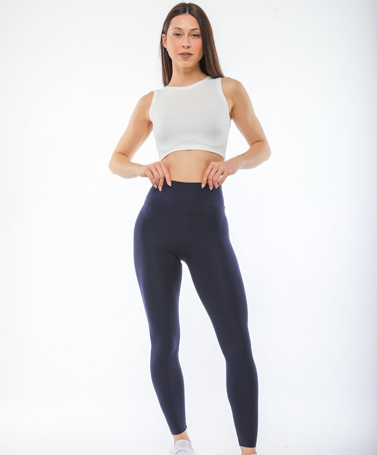 Nanofit Yüksek Bel Toparlayıcı Lacivert Tayt