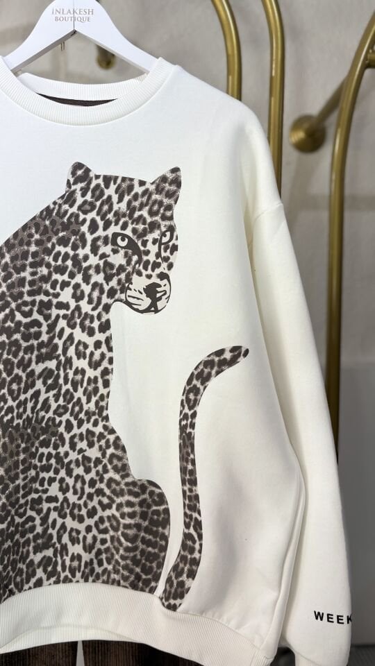 Leopar Desenli sweat