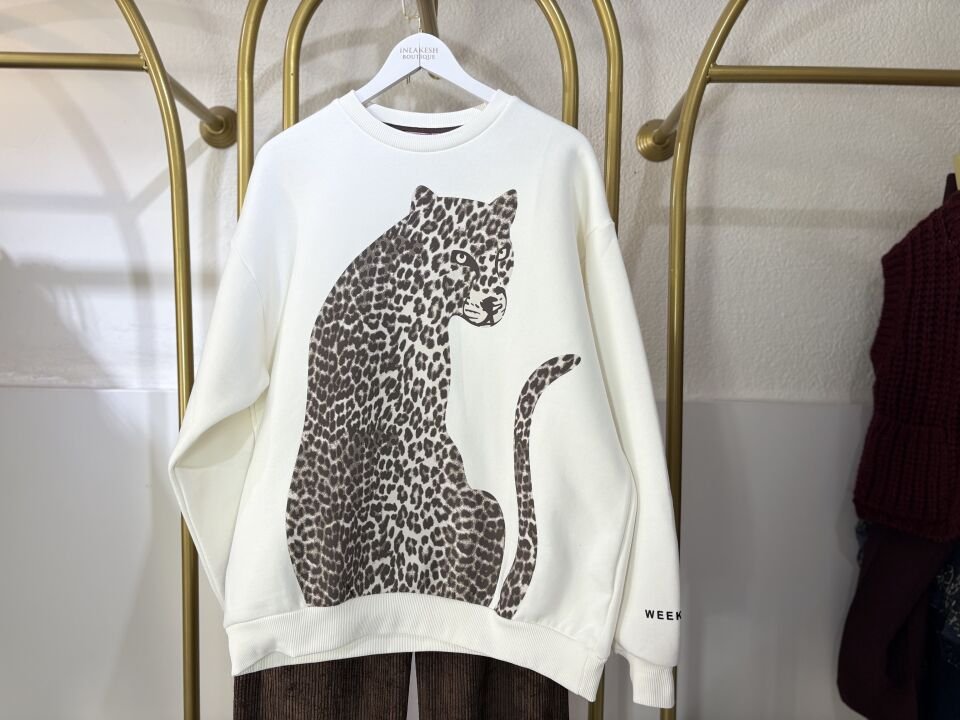 Leopar Desenli sweat
