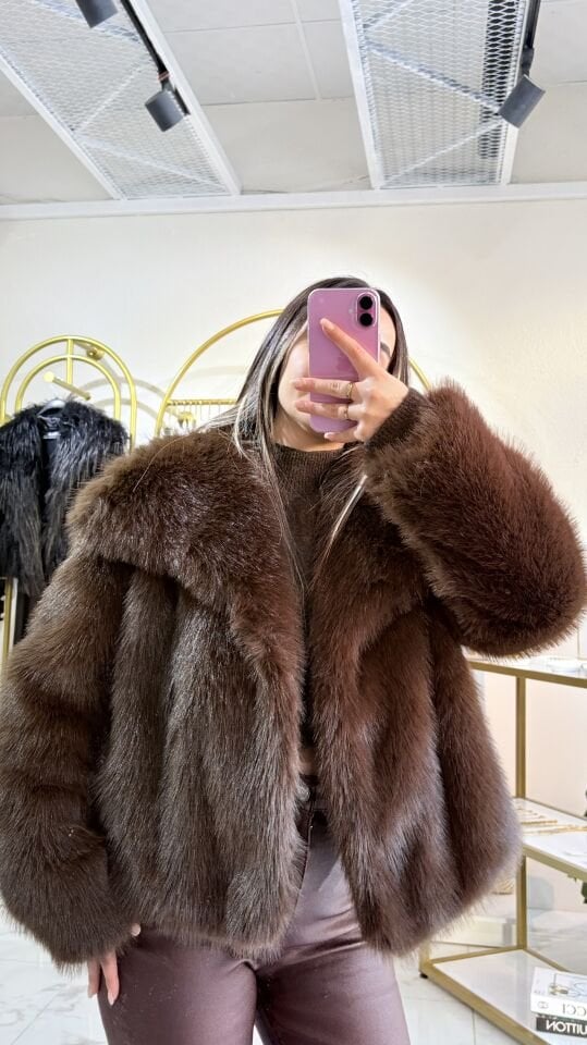 Yüksek Bel Bordo Mumlu Kesik Paça Pantolon