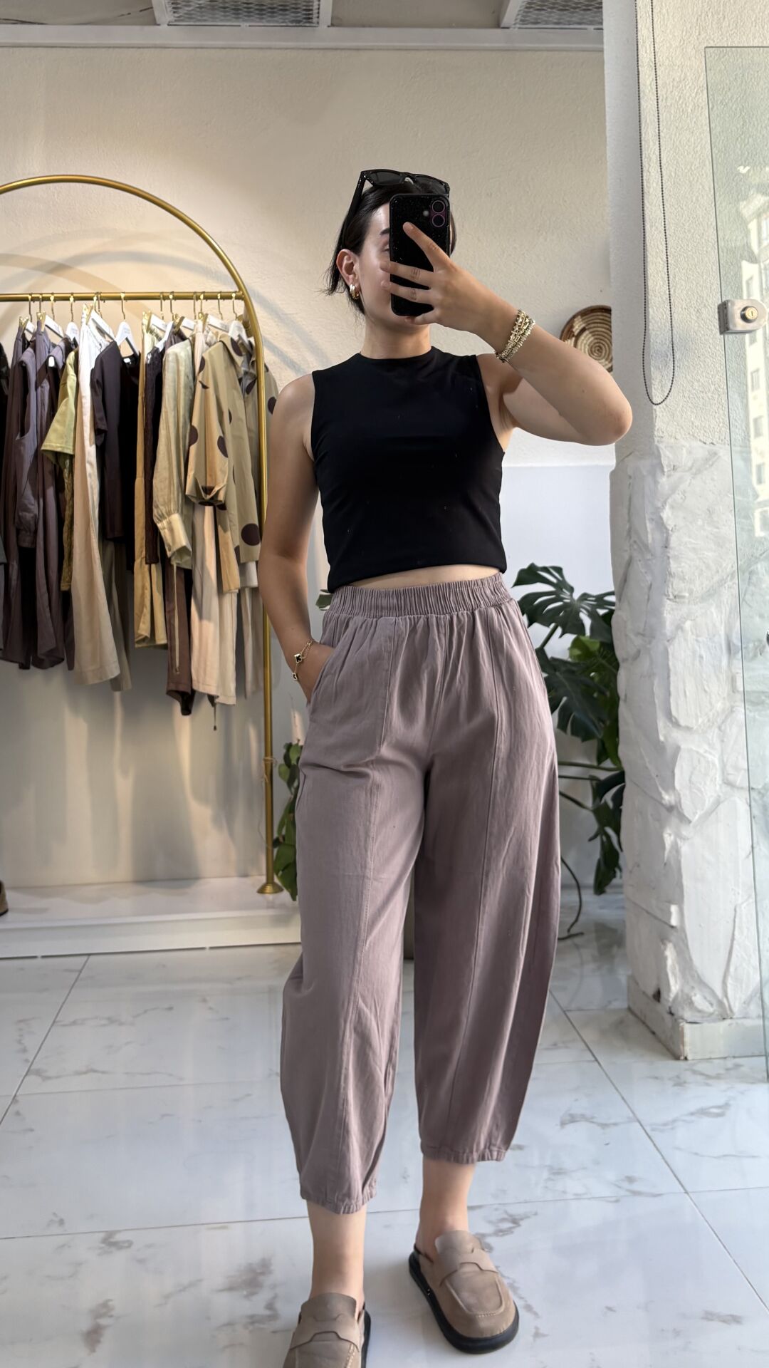 KETEN MÜRDÜM ŞALVAR MODEL PANTOLON